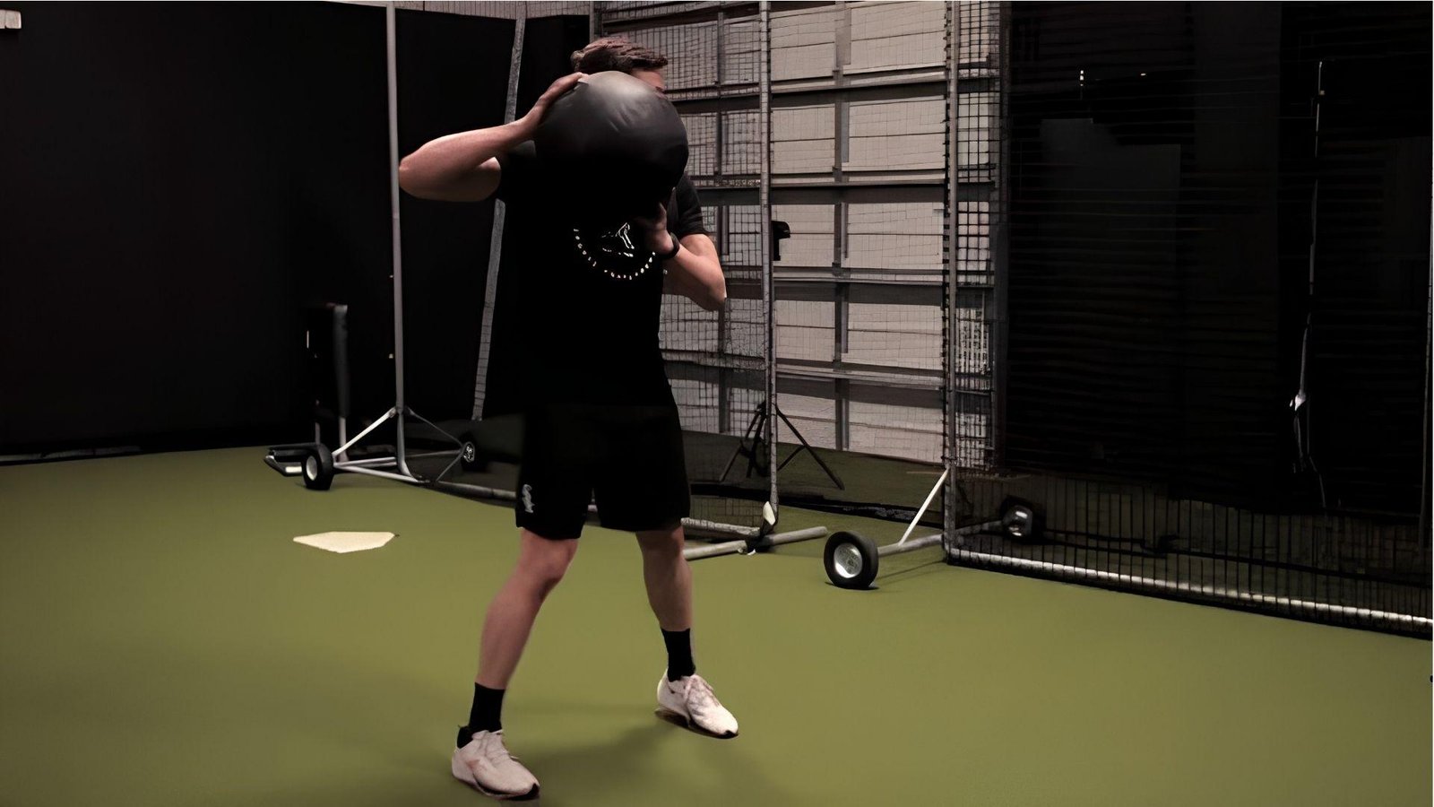Medicine Ball Rotational Scoop Toss is one of the Best Baseball Conditioning Drills