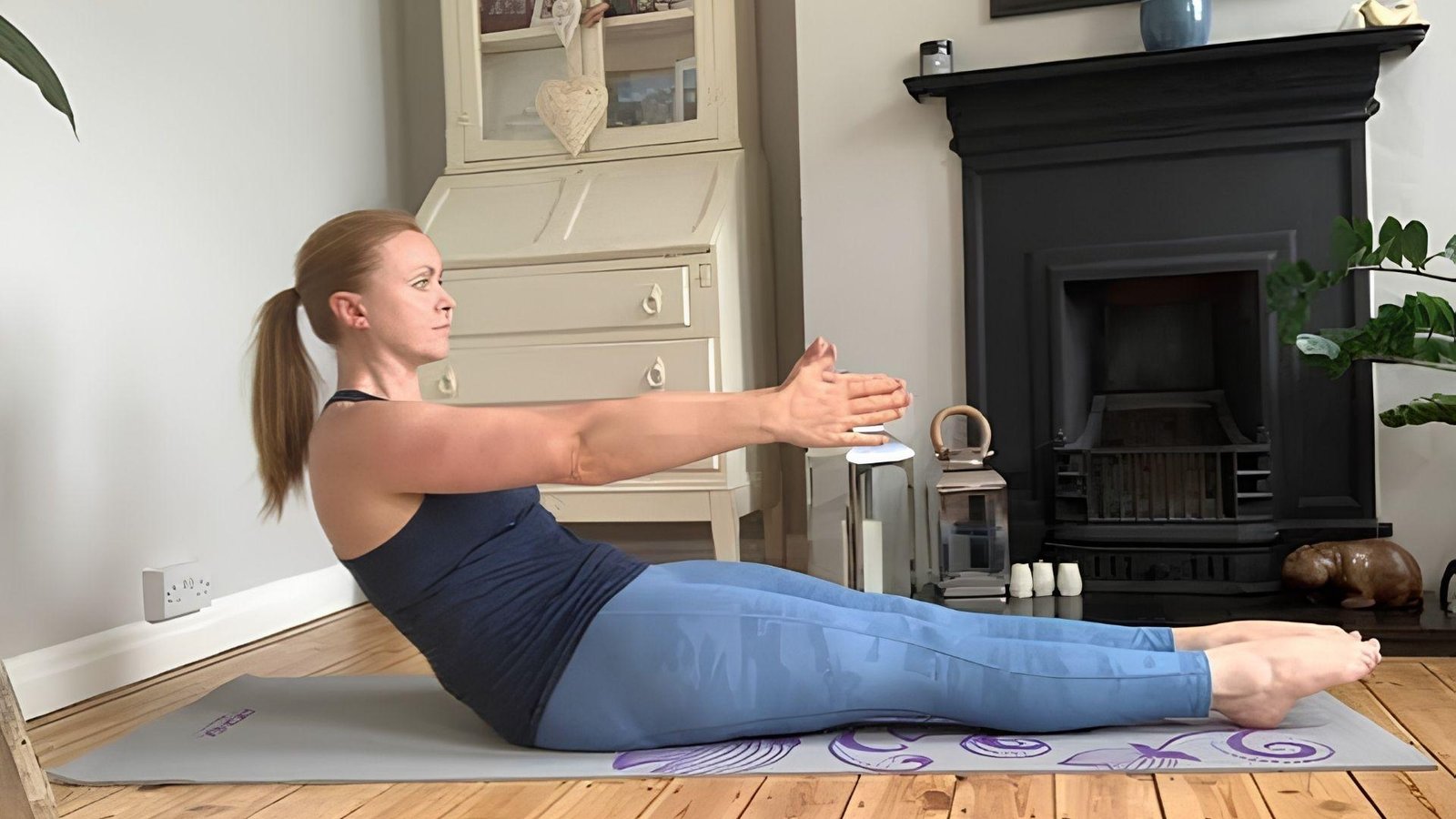 Plank Roll-Out is one of the best Pilates Board Workouts
