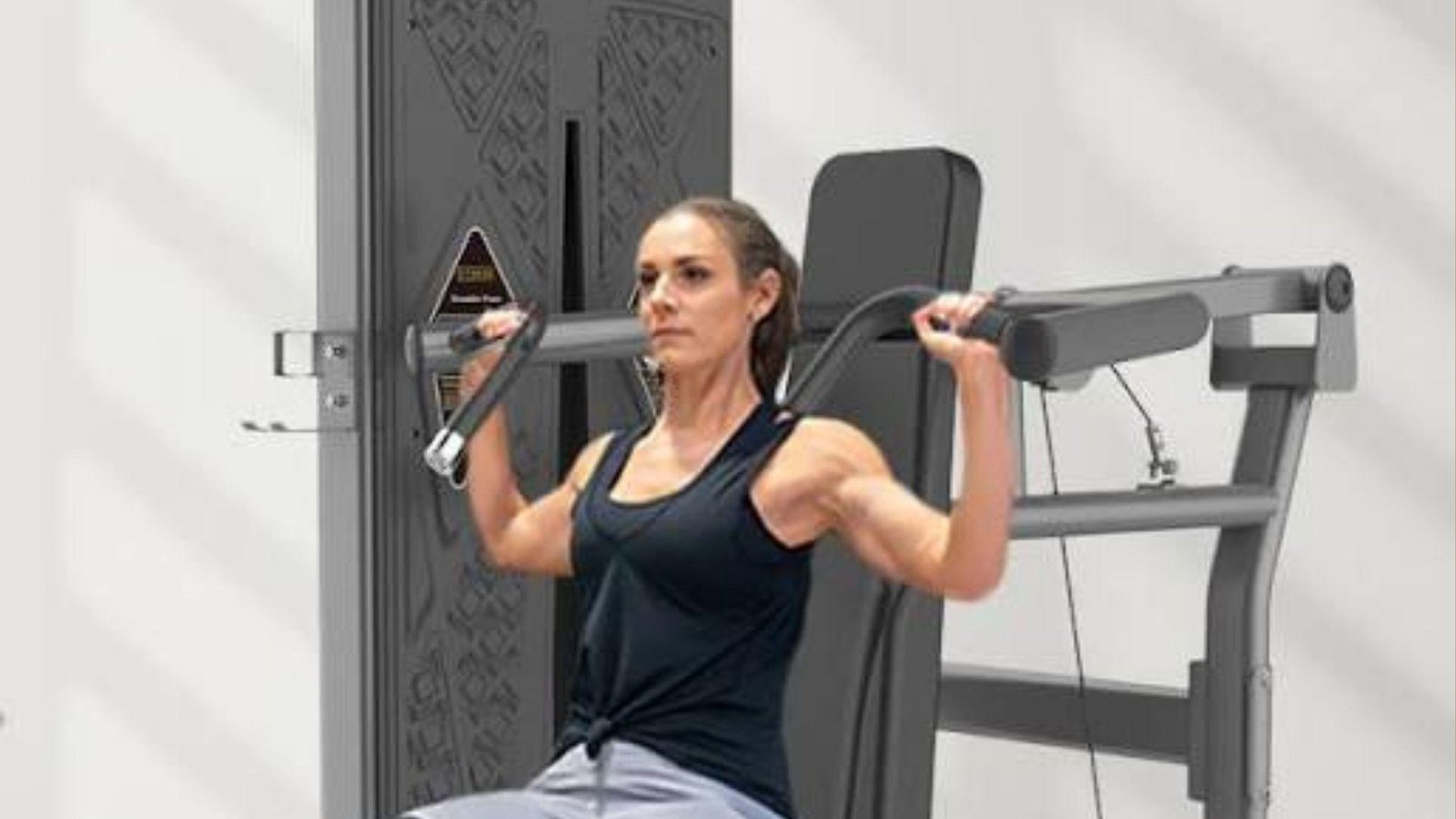 shoulder press exercise.