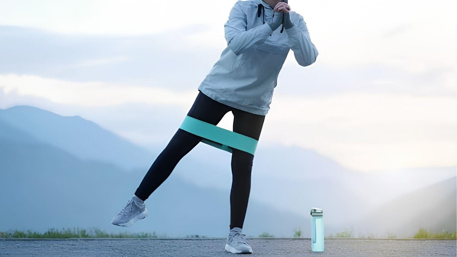 Standing Banded Hip Abduction is one of the Best Upper Butt Workout Exercises