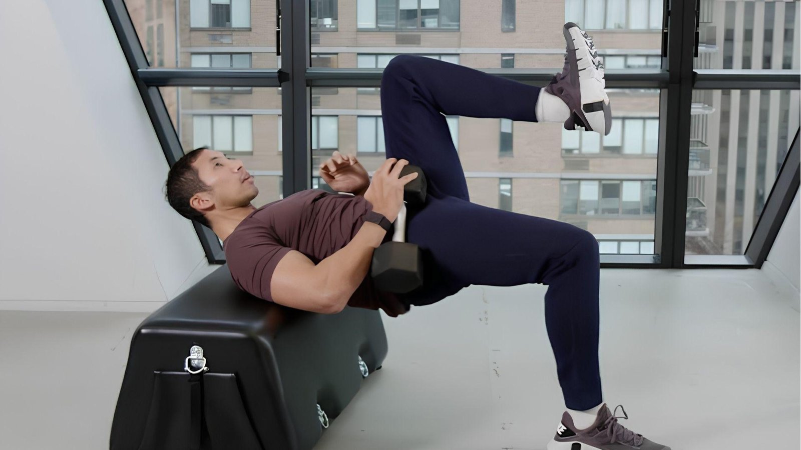 Single-Leg Hip Thrusts is one of the Best Upper Butt Workout Exercises