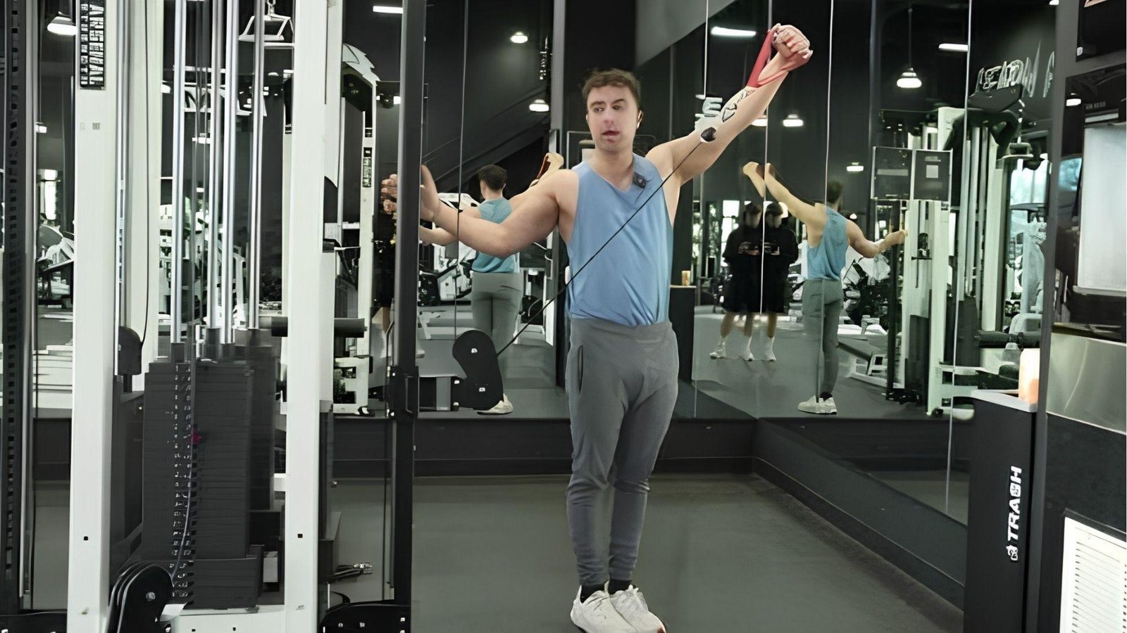 Cable Y Raise is one of the Best Cable Shoulder Workouts