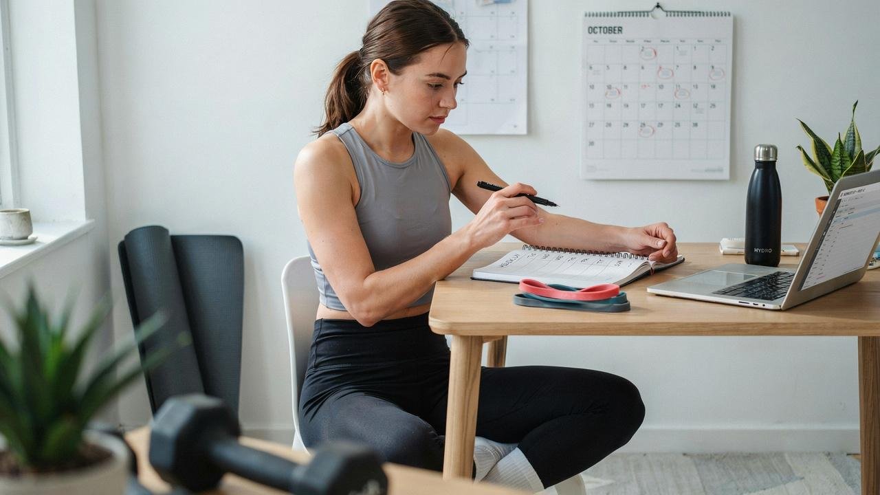 Planning a personalized home exercise program.