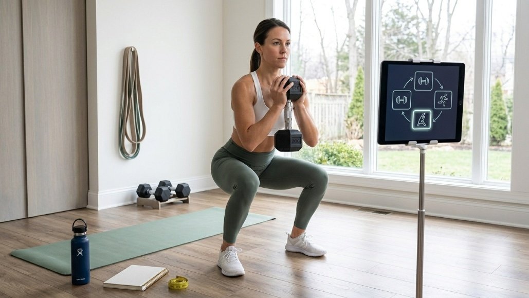 Weekly workout routine for an 8 week weight loss plan.